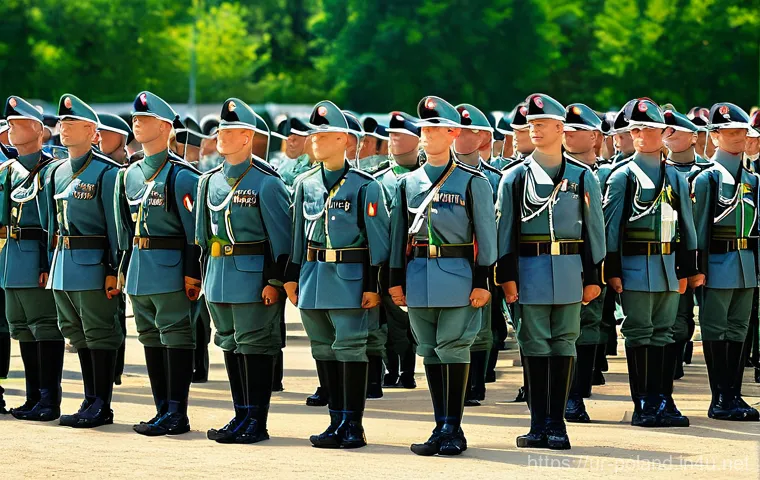 폴란드 군대 징병제 - **Prompt 1: Polish Youth in Military-Style Training**
    "A group of diverse young Polish men, aged...